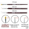 Army Painter Hobby Starter Brush Set - zestaw pędzli
