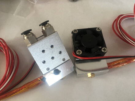 Hotend 2w1 - dwukolorowy hotend