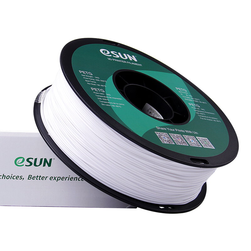 PET-G eSUN 2,85mm 2,5kg Solid white