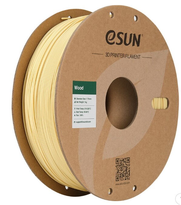 Wood eSUN filament 1,75 mm 1 kg Wood eSUN filament 1,75 mm 1 kg