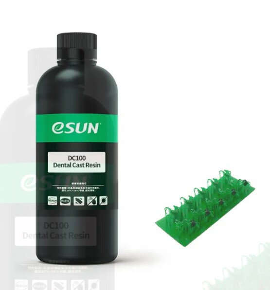 DC100 Dental Cast Resin - pryskyřice pro zubní modelování eSUN 1 kg