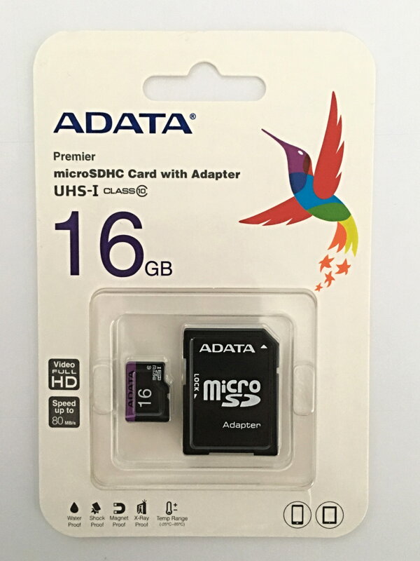 Pamięć 16 GB Karta micro SDHC z adapterem