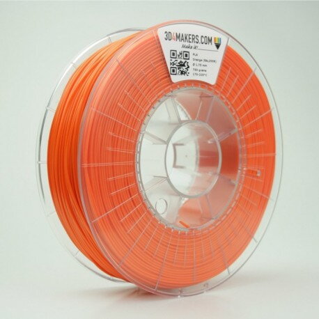 PLA 2,85 mm 750 g pomarańczowy (RAL 2008) PLA 2,85 mm 750 g pomarańczowy (RAL 2008)