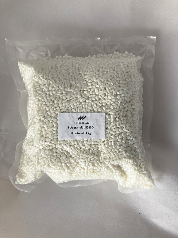PLA granulowany biały materiał 8013d