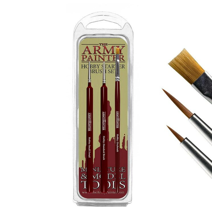 Army Painter Hobby Starter Brush Set - zestaw pędzli