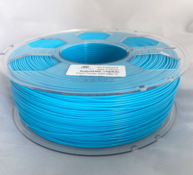 FIBER3D ASA - Świecenie w ciemności 1,75 mm 1 kg FIBER3D ASA - Świecenie w ciemności 1,75 mm 1 kg