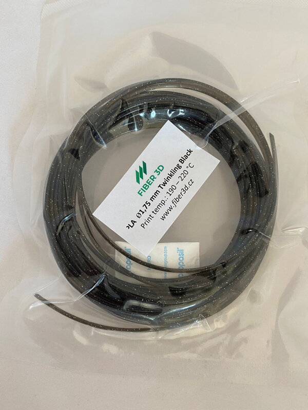 Próbka FIBER3D PLA Brokat filament 1,75 mm 10 m dla pióra 3D Próbka FIBER3D PLA Brokat filament 1,75 mm 10 m dla pióra 3D