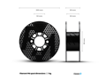 Filament-PM PET-G sznurek drukarski czarny 1,75 mm 1 kg Filament PM