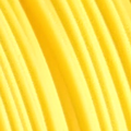 PLA Fibersilk Filament Żółty metaliczny 1,75 mm Fiberlogs 850g