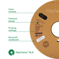 PLA Polyterra Filament banan 1 75 mm Polymaker 1000 g
