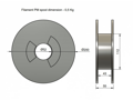 Filament-PM Woodjet Print String Naturalny 1,75 mm 0,5 kg filamentu PM