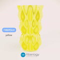PLA Fibersilk Filament Żółty metaliczny 1,75 mm Fiberlogs 850g