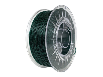 Filament PLA 1,75 mm Galaxy błyszczący zielony Devil Design 1kg