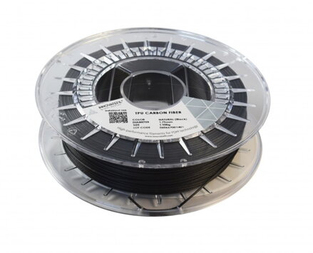 InnovateFil TPU CF Flexi Filament z sadą czarną 1,75 mm 500 g