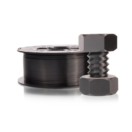 Filament-PM PET-G Press String Black 1,75 mm 1 kg Filament PM