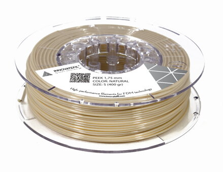 InnovateFil Peek Filament Naturalny 1,75 mm 400 g