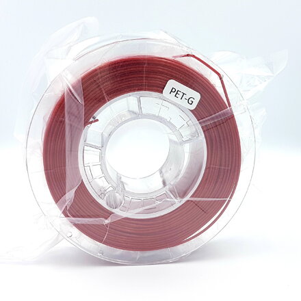 Filament PET-G 1,75 mm czerwony Devil Design 330g