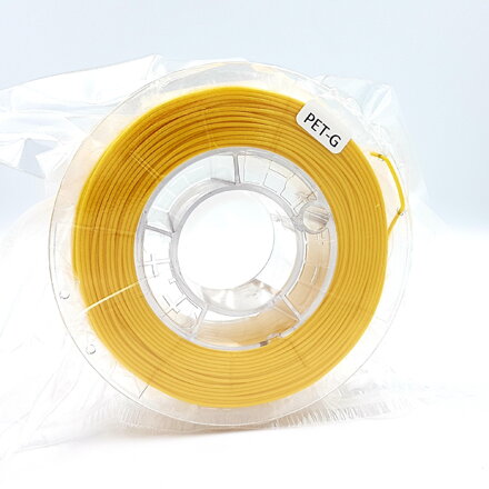 Filament PET-G 1,75 mm jasnożółty Devil Design 330g