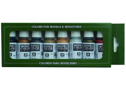 Vallejo Model Color 8 Kolory Zestaw 70118 Metallic Colours (8)