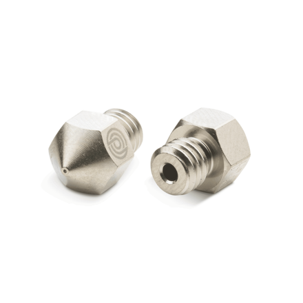 MK8 Niklovaná měděná tryska 0,6 mm - 1 ks