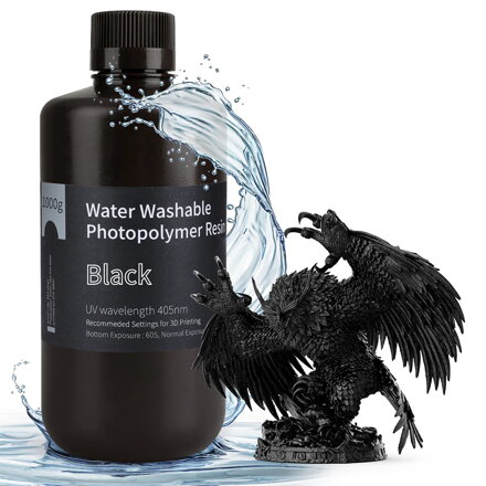 Elegoo Vodou omyvatelná pryskyřice – Keramická šedá – 1 kg