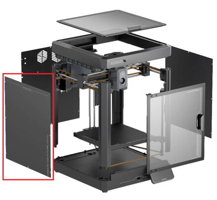 Elegoo Centauri Levá Karbonová Těsnicí Deska