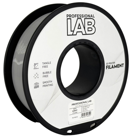 Filament PROFESSIONAL LAB PETG ŠEDÁ 1,75 mm 1 kg