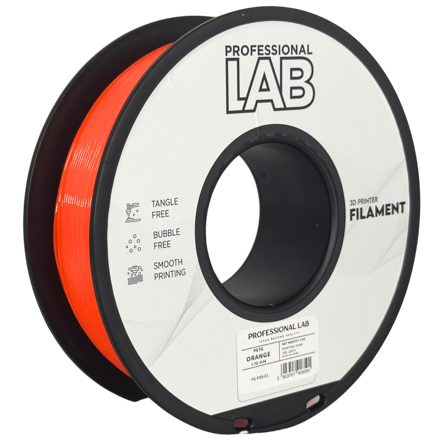 Filament PROFESSIONAL LAB PETG ORANŽOVÁ 1,75 mm 1 kg