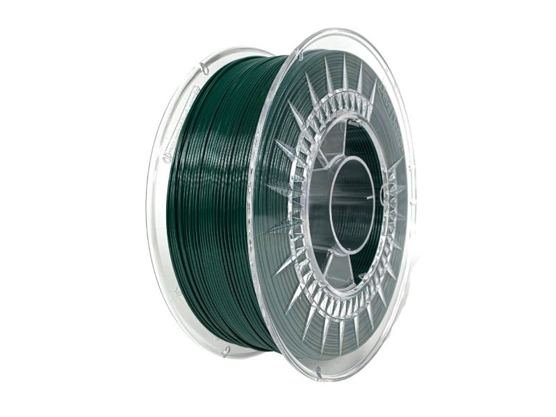 Filament PET-G 1,75 mm wyścigowy zielony Devil Design 1 kg
