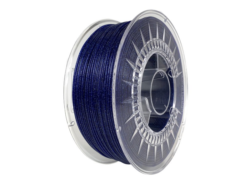 Filament PLA 1,75 mm Galaxy błyszczący super niebieski Devil Design 1kg Filament PLA 1,75 mm Galaxy błyszczący super niebieski Devil Design 1kg