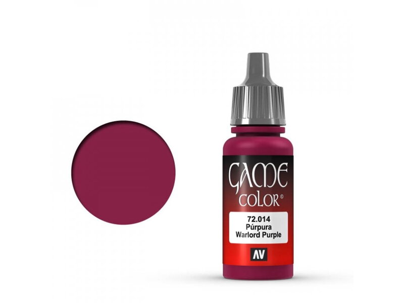 Vallejo Game Color 72014 Warlord Purple (17 ml)