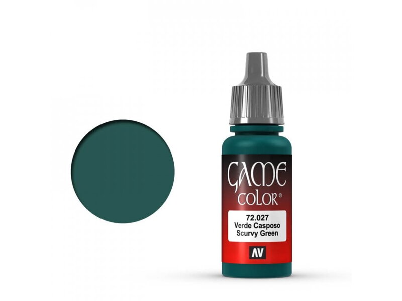 Vallejo Game Color 72027 Scurvy Green (17 ml)