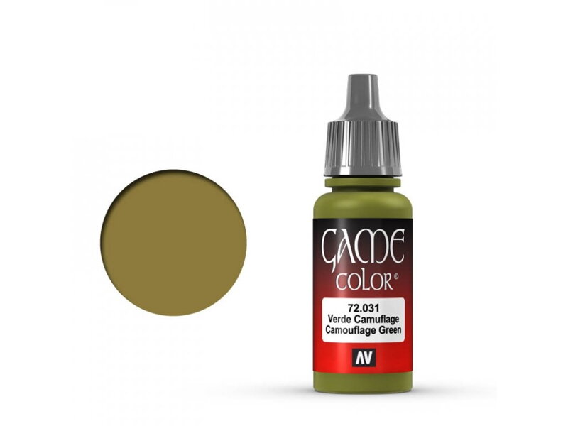 Vallejo Game Color 72031 Camouflage Green (17 ml)