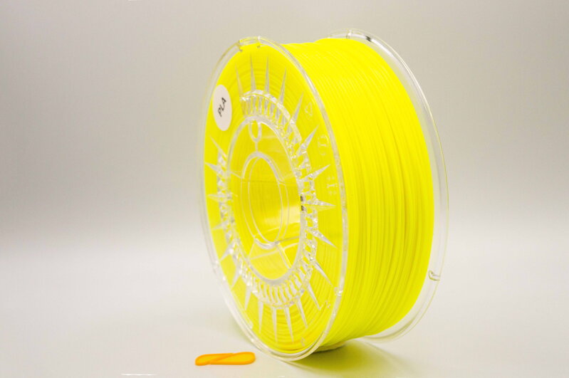 Filament PLA 1,75 mm super żółty Devil Design 1 kg