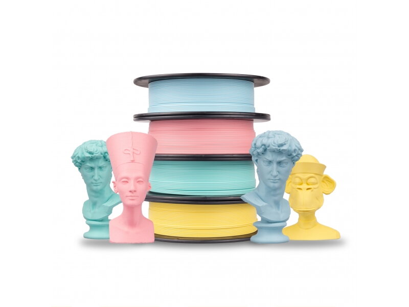 Filament-PM PLA+ Pastel Pack (1,75 mm; 4x0,5 kg) + Vzorky
