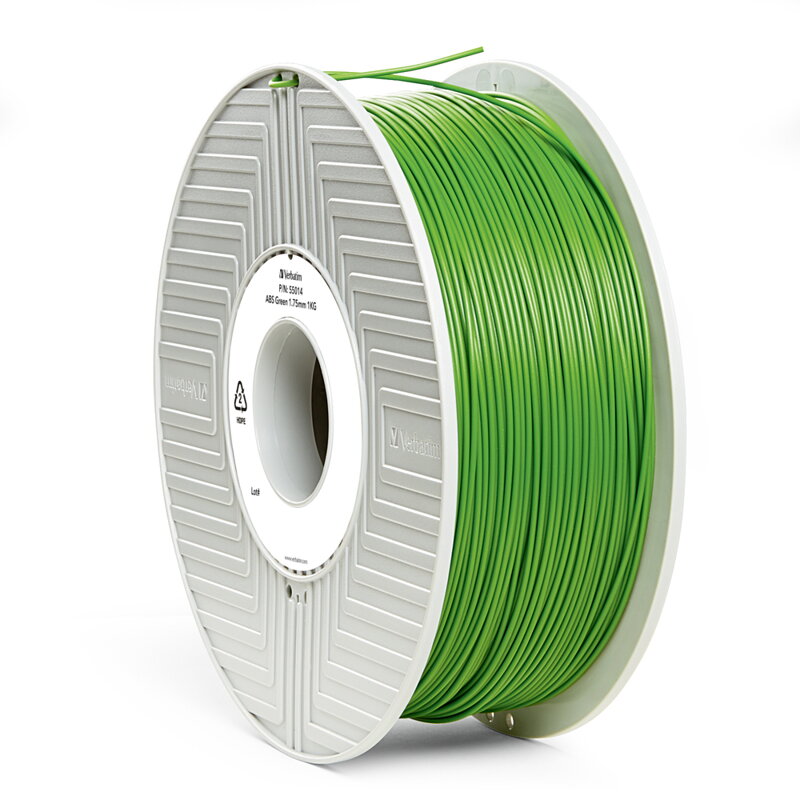 Filament ABS 1,75 mm zielony dosłowno 1 kg
