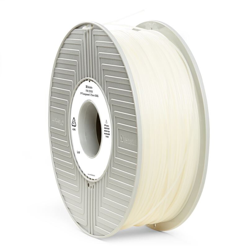 PP filament 1,75 mm transparent 0,5kg Verbatim