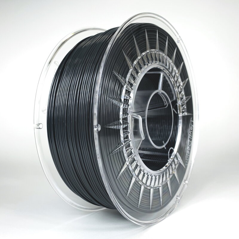 Filament PET-G 1,75 mm ciemnoszary Devil Design 1 kg