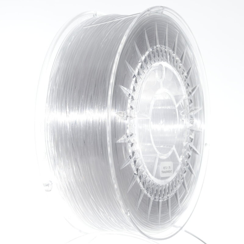 Filament PET-G 1,75 mm przezroczysty Devil Design 1 kg Filament PET-G 1,75 mm przezroczysty Devil Design 1 kg
