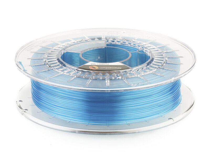 Flexfill Filament 98A TPU 1 75 mm niebieski przezroczysty 0,5 kg Fillamentum