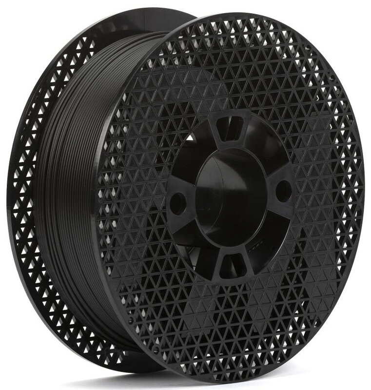 Filament-PM PLA + improved easily printable string black 1.75 mm 1 kg Filament pm