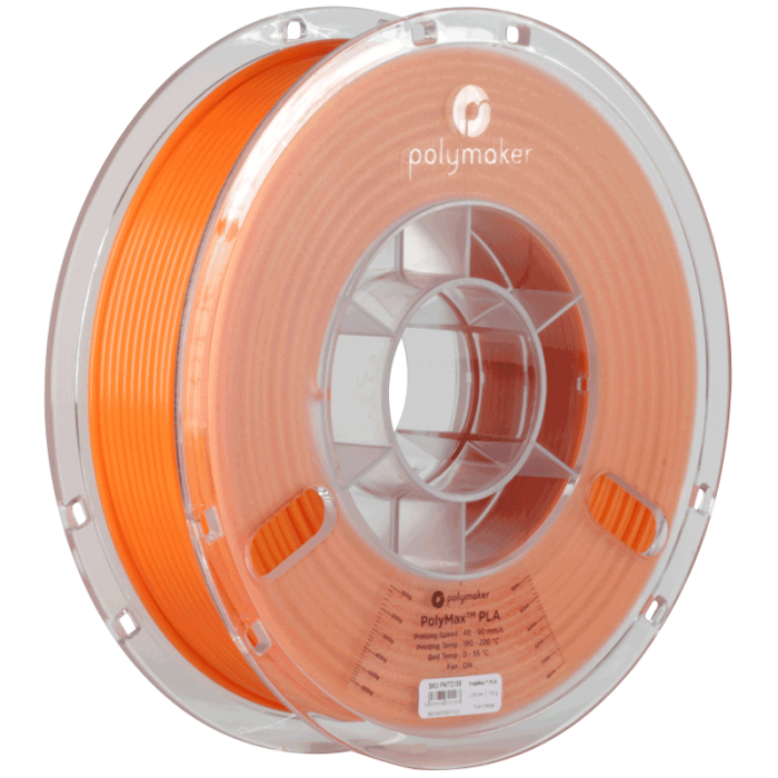 PLA Polymax Filament Orange 1,75 mm Polymaker 750G