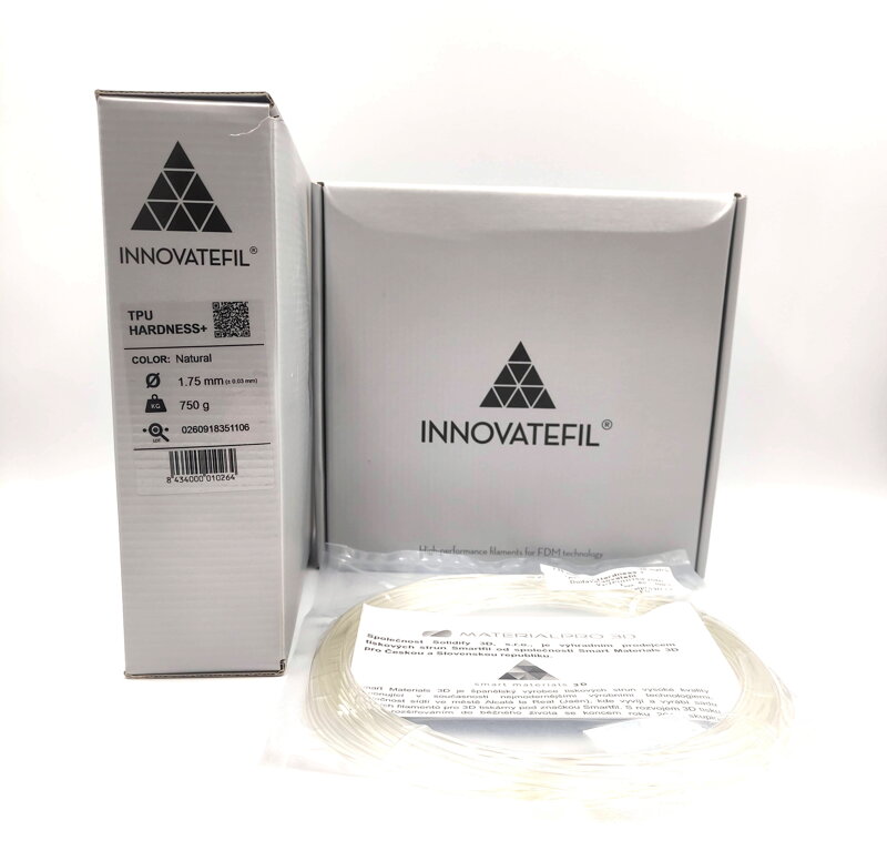 Próbka 20 metrów - Innowacja TPU Twardość+ Filament Naturalny 1,75 mm Próbka 20 metrów - Innowacja TPU Twardość+ Filament Naturalny 1,75 mm