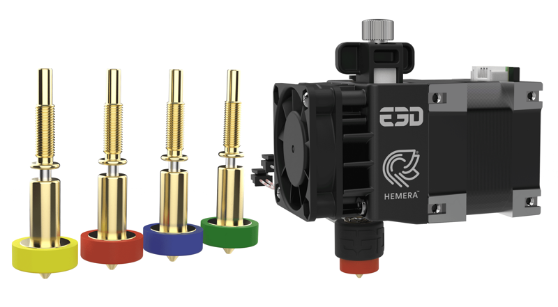 E3D RapidChange Revo™ Hemera - 1.75mm, 12V Kompletní sada