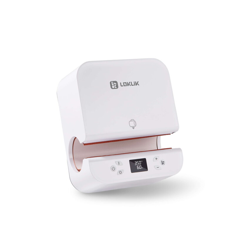 LOKLiK Automatický tepelný lis na tumblery - LOKLiK Bílý