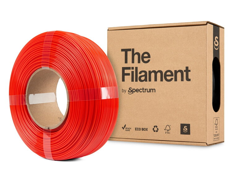 ReFill TheFilament PETG Lite ČERVENÁ 1,75 mm 1 kg