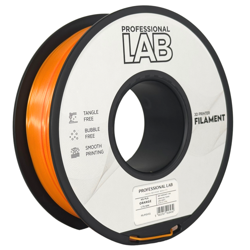 Filament PROFESSIONAL LAB HS-PLA ORANŽOVÁ 1,75 mm 1 kg