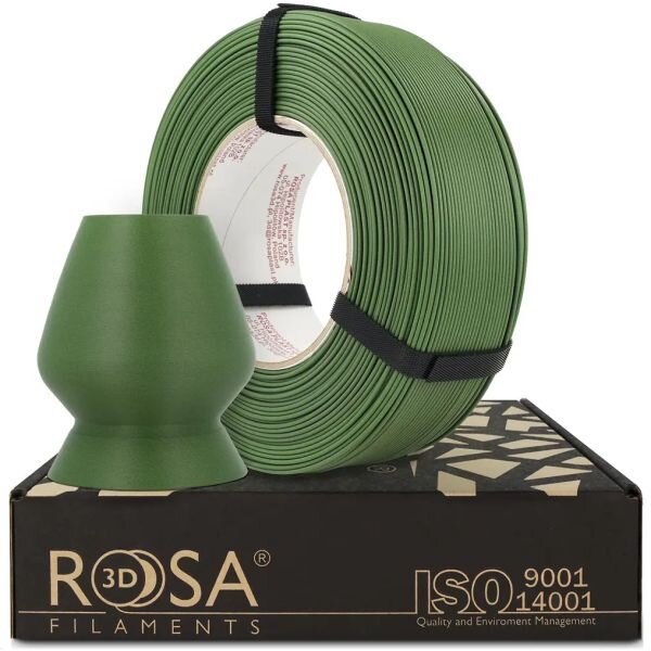 ReFill ROSA3D PLA-CF MATT MATCHA GREEN 1,75 mm 1 kg