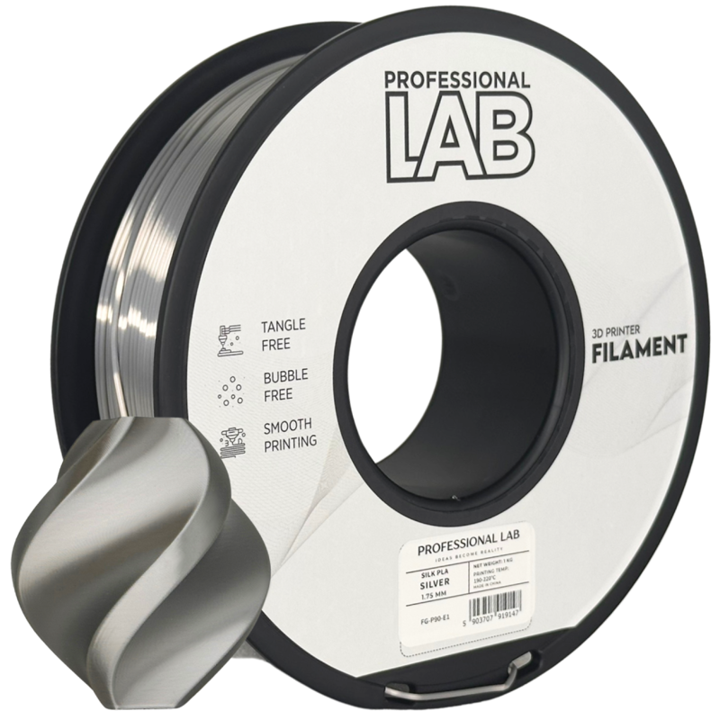 Filament Professional LAB PLA SILK STŘÍBRNÁ 1,75 mm 1 kg