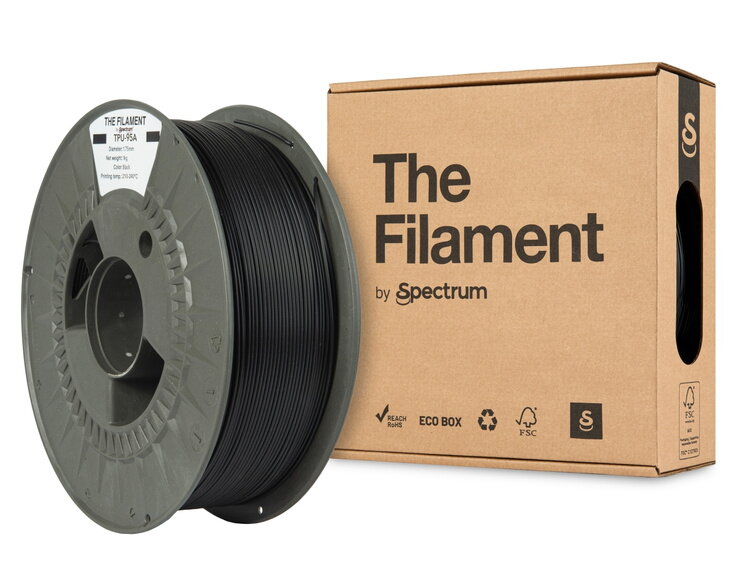 Filament TheFilament TPU-95A ČERNÁ 1,75 mm 1 kg